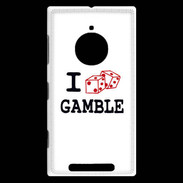 Coque Nokia Lumia 830 I love Gamble