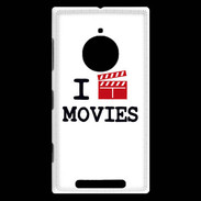 Coque Nokia Lumia 830 I love Movies