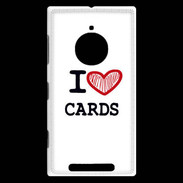 Coque Nokia Lumia 830 I love Poker Heart