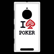 Coque Nokia Lumia 830 I love Poker Spade