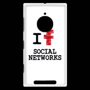 Coque Nokia Lumia 830 I love Social Net