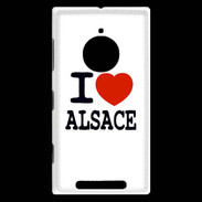 Coque Nokia Lumia 830 I love Alsace