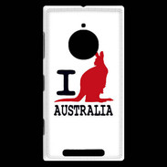 Coque Nokia Lumia 830 I love Australia 2