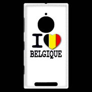 Coque Nokia Lumia 830 I love Belgique 2
