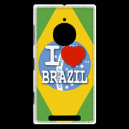 Coque Nokia Lumia 830 I love Brazil 3