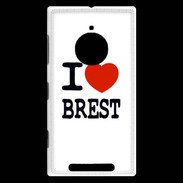 Coque Nokia Lumia 830 I love Brest
