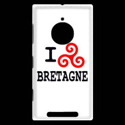 Coque Nokia Lumia 830 I love Bretagne 2