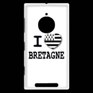Coque Nokia Lumia 830 I love Bretagne 3