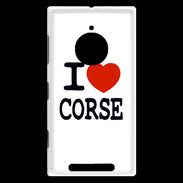 Coque Nokia Lumia 830 I love Corse