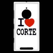 Coque Nokia Lumia 830 I love Corte