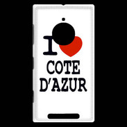Coque Nokia Lumia 830 I love Cote d'Azur