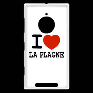 Coque Nokia Lumia 830 I love La Plagne