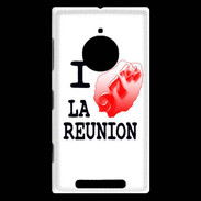 Coque Nokia Lumia 830 I love La Réunion 2