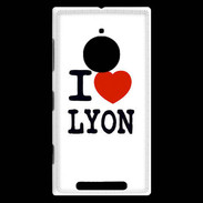 Coque Nokia Lumia 830 I love Lyon