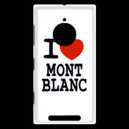Coque Nokia Lumia 830 I love Mont Blanc