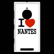 Coque Nokia Lumia 830 I love Nantes