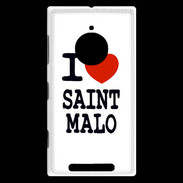 Coque Nokia Lumia 830 I love Saint Malo