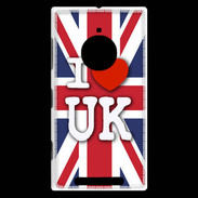 Coque Nokia Lumia 830 I love UK 2