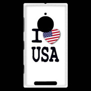 Coque Nokia Lumia 830 I love USA 2