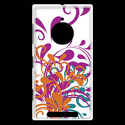 Coque Nokia Lumia 830 motif floral orange