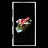 Coque Nokia Lumia 830 Belle rose sur fond noir PR