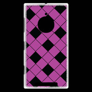 Coque Nokia Lumia 830 losange noir & rose
