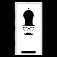 Coque Nokia Lumia 830 chapeau moustache