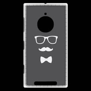 Coque Nokia Lumia 830 moustache & noeud 2