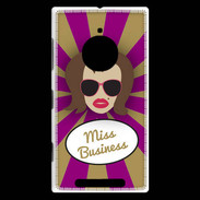 Coque Nokia Lumia 830 Miss business Chatain