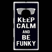 Coque Nokia Lumia 830 Keep Calm Funky Noir