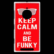 Coque Nokia Lumia 830 Keep Calm Funky Rouge