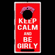Coque Nokia Lumia 830 Keep calm Girly Rouge
