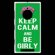 Coque Nokia Lumia 830 Keep Calm Girly Vert