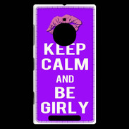 Coque Nokia Lumia 830 Keep Calm Girly Violet