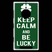 Coque Nokia Lumia 830 Keep Calm Be lucky Vert
