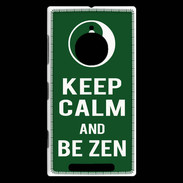 Coque Nokia Lumia 830 Keep Calm Be Zen Vert