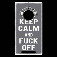 Coque Nokia Lumia 830 Keep Calm Fuck Off Gris