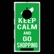 Coque Nokia Lumia 830 Keep Calm Go Shopping Vert