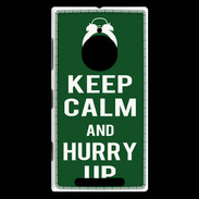 Coque Nokia Lumia 830 Keep Calm Hurry up Vert