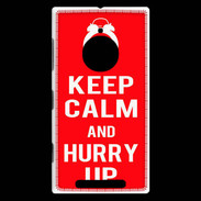Coque Nokia Lumia 830 Keep Calm Hurry up Rouge