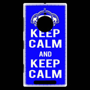 Coque Nokia Lumia 830 Keep Calm Bleu