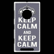 Coque Nokia Lumia 830 Keep Calm Gris