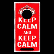 Coque Nokia Lumia 830 Keep Calm Rouge