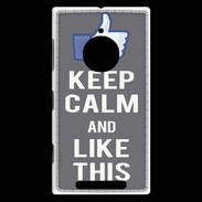 Coque Nokia Lumia 830 Keep Calm Like This Gris