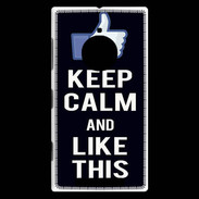 Coque Nokia Lumia 830 Keep Calm Like This Noir