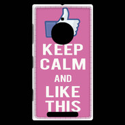 Coque Nokia Lumia 830 Keep Calm Like This Rose