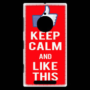 Coque Nokia Lumia 830 Keep Calm Like This Rouge