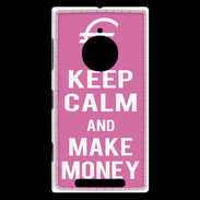 Coque Nokia Lumia 830 Keep Calm Make money Rose