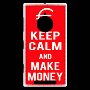 Coque Nokia Lumia 830 Keep Calm Make money Rouge