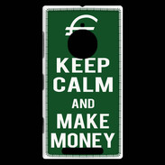 Coque Nokia Lumia 830 Keep Calm Make money Vert